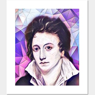 Percy Bysshe Shelley Pink Portrait | Percy Bysshe Shelley Artwork 8 Posters and Art